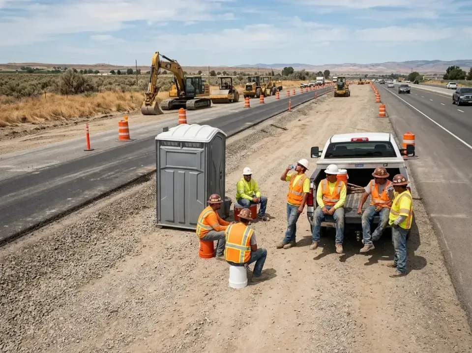 highway-road-construction-crew-007 — frequently asked questions, Porta Potty and Restroom Rentals in Lake Pocotopaug, CT